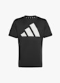adidas Train Essentials Big Logo t-shirt enfants Noir 46892 7