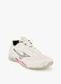 Mizuno Wave Stealth 6 scarpe da palestra uomo Bianco 47036 2