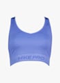 Nike Pro Seamless Dri-FIT cropped top femmes Bleu 47140 1
