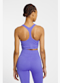 Nike Pro Seamless Dri-FIT cropped top donna Blu 47140 3