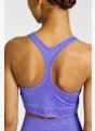 Nike Pro Seamless Dri-FIT cropped top donna Blu 47140 6