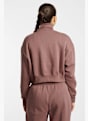 Nike Phoenix Fleece Crop pulls Marron 47154 2