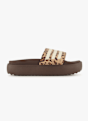 adidas Platform Adilette Damen Slipper Braun 47319 1