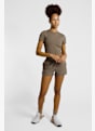 POWERZONE Cropped t-shirt femmes Marron 48126 4