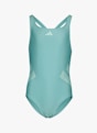 adidas Logo C-Back Mädchen Badeanzug Grün 48287 1