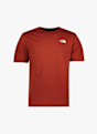The North Face Vertical t-shirt hommes Marron 48760 1