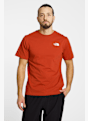 The North Face Vertical t-shirt hommes Marron 48760 2
