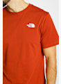 The North Face Vertical t-shirt hommes Marron 48760 4