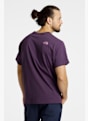 The North Face Logo Twist Relaxed Graphic Herren T-Shirt Lila 48771 3
