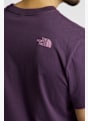 The North Face Logo Twist Relaxed Graphic Herren T-Shirt Lila 48771 6