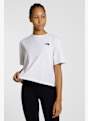 The North Face Evolution Simple Dome Cropped Relaxed Damen T-Shirt Weiss 48794 2