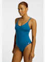 Nike Effortless Essential V-Neck maillot de bain femmes Turquoise 49093 1