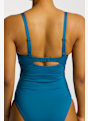 Nike Effortless Essential V-Neck Damen Badeanzug Türkis 49093 3