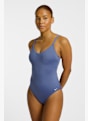 Nike Effortless Essential V-Neck Damen Badeanzug Blau 49090 1