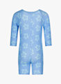 speedo Print Zip Longsleeve Kleinkind Badeanzug Blau 49104 2