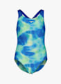 speedo Splashback Print  costume da bagno bambina Verde 49160 1