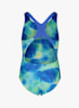 speedo Splashback Print maillot de bain filles Vert 49160 2