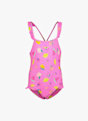 speedo Print Frill Thinstrap Kleinkind Badeanzug Pink 49157 1