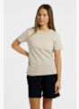 Kappa Sylvie Logo Damen T-Shirt Beige 49194 1