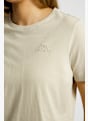Kappa Sylvie Logo Damen T-Shirt Beige 49194 4