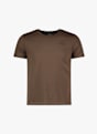 Kappa Sylvie Logo Damen T-Shirt Braun 49180 1