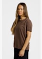 Kappa Sylvie Logo t-shirt femmes Marron 49180 2