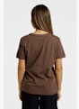 Kappa Sylvie Logo t-shirt donna Marrone 49180 3