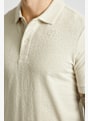 Kappa Izzy Jacquard polo hommes Beige 49216 5