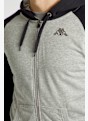 Kappa Logo Jackus Herren Trainingsjacke Schwarz 49222 5