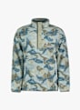 Columbia Helvetia™ II Printed Half Snap Fleece midlayer hommes Bleu 49286 1