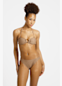 BEACH MOUNTAIN Bandeau Damen Bikini Braun 49399 2