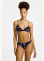 BEACH MOUNTAIN Triangle bikini donna Nero 49409 1
