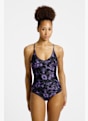 BEACH MOUNTAIN Damen Badeanzug Schwarz 49420 2