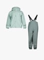 Didriksons Slaskeman giacca impermeabile + pantaloni antipioggia bambini Verde 49455 1