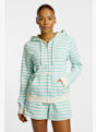 Roxy Perfect Stripe hoodie donna Bianco 50016 1