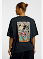 Roxy Talloversize Washed t-shirt donn Nero 50020 2
