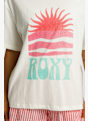Roxy Hangloose Poster t-shirt donna Bianco 49576 4