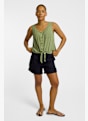 Roxy Tropical Hill top donna Verde 49567 3