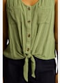 Roxy Tropical Hill top donna Verde 49567 4