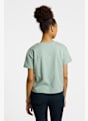 Fjällräven Fjällblomster Logo Damen T-Shirt Grün 49738 2
