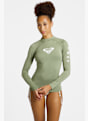 Roxy Whole Hearted 50+ shirt en lycra femmes Vert 49791 2
