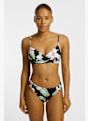 Roxy Printed Essentials Bralette A-C Cup Damen Bikini Schwarz 49820 1
