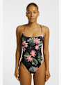 Roxy Paradies Fleur A-C Cup Damen Badeanzug Schwarz 49824 1