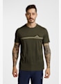 icebreaker Merino 150 Tech Lite Range Stripes t-shirt uomo Oliva 51693 2