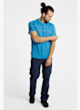 icebreaker Merino 150 Tech Lite Range Stripes Herren T-Shirt Blau 49846 4