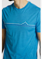 icebreaker Merino 150 Tech Lite Range Stripes t-shirt hommes Bleu 49846 5