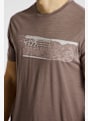 icebreaker Merino 150 Tech Lite Elevation Line Herren T-Shirt Braun 49847 5