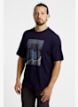 icebreaker Merino 150 Tech Lite Relaxed Mountain Shift Herren T-Shirt Blau 51694 2