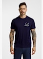 icebreaker Merino 150 Tech Lite Peacefull Pass Herren T-Shirt Blau 49857 2