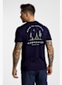 icebreaker Merino 150 Tech Lite Peacefull Pass Herren T-Shirt Blau 49857 3
